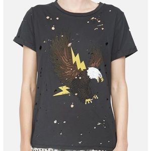 Revolve Lauren Moshi Limp Lightning Eagle Tee Size Large